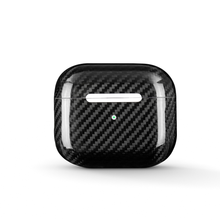 Load image into Gallery viewer, Apple Airpods Carbon Fibre Case Series 1,2,3 - Gloss Finish-CarbonThat-Series 3 (Wireless Charging Compatible)-CarbonThat