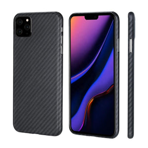 iPhone 11, 11 Pro & 11 Pro Max Phone Case | KEVLAR Edition V2-CarbonThat-iPhone 11 Pro Max-Raised Folded Lip-CarbonThat