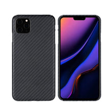 Load image into Gallery viewer, iPhone 11, 11 Pro &amp; 11 Pro Max Phone Case | KEVLAR Edition V2-CarbonThat-iPhone 11 Pro Max-Raised Folded Lip-CarbonThat